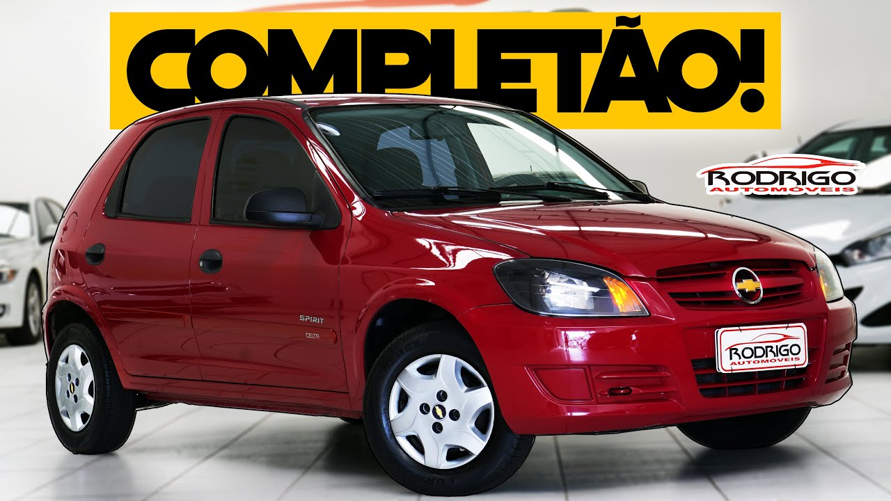 O MELHOR CHEVROLET JÁ FEITO? GM Celta 2009 COMPLETÍSSIMO e com BAIXA KM na RODRIGO AUTOMÓVEIS!