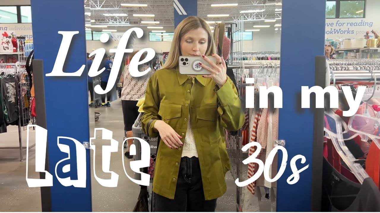 LATE 30S VLOG - THRIFT WITH ME, RAINY FLORIDA WEATHER, AND REAL TALK ABOUT MIGRAINES + MENOPAUSE