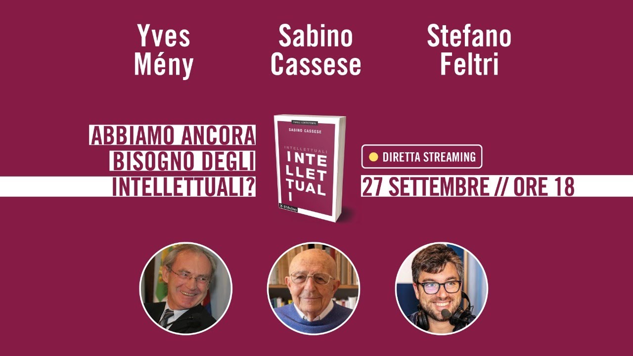 Intellettuali, il nuovo libro di Sabino Cassese