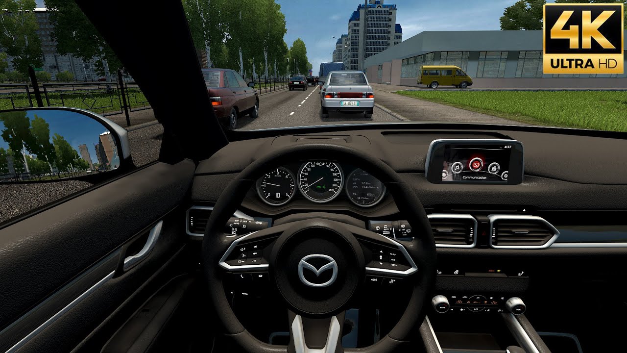 2018 Mazda CX-5 - City Car Driving - Logitech G29 - 4K