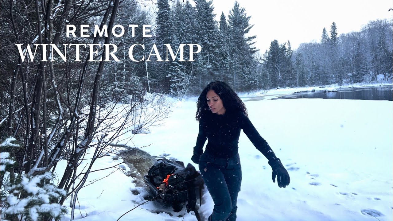 Winter Camping Alone in Michigan’s UP