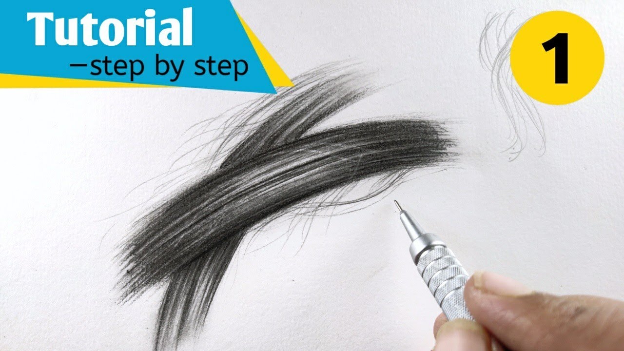 How to do Realistic Hair || step by step || for beginners