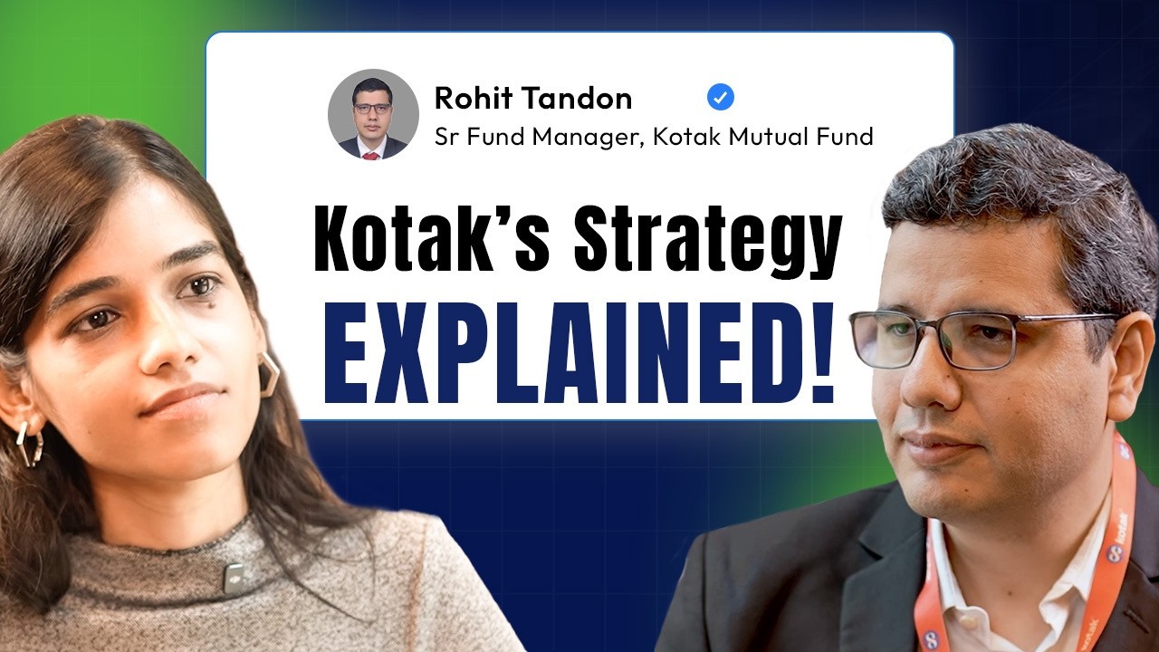 Why Kotak Mutual Fund Manager uses THIS strategy to outperform the market | Investment tips