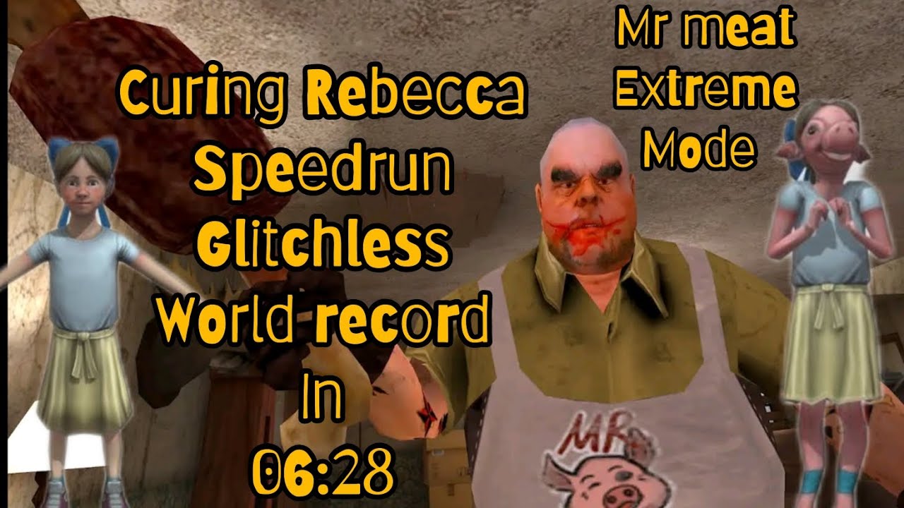 Rebecca's Miraculous Cure in Mr. Meat Extreme Mode Speedrun [Glitchless WR]