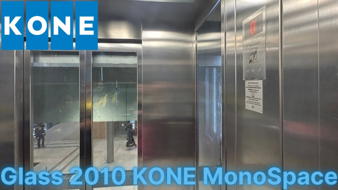 2010 KONE MonoSpace MRL Traction Elevator | Saint Lazare | Paris, France