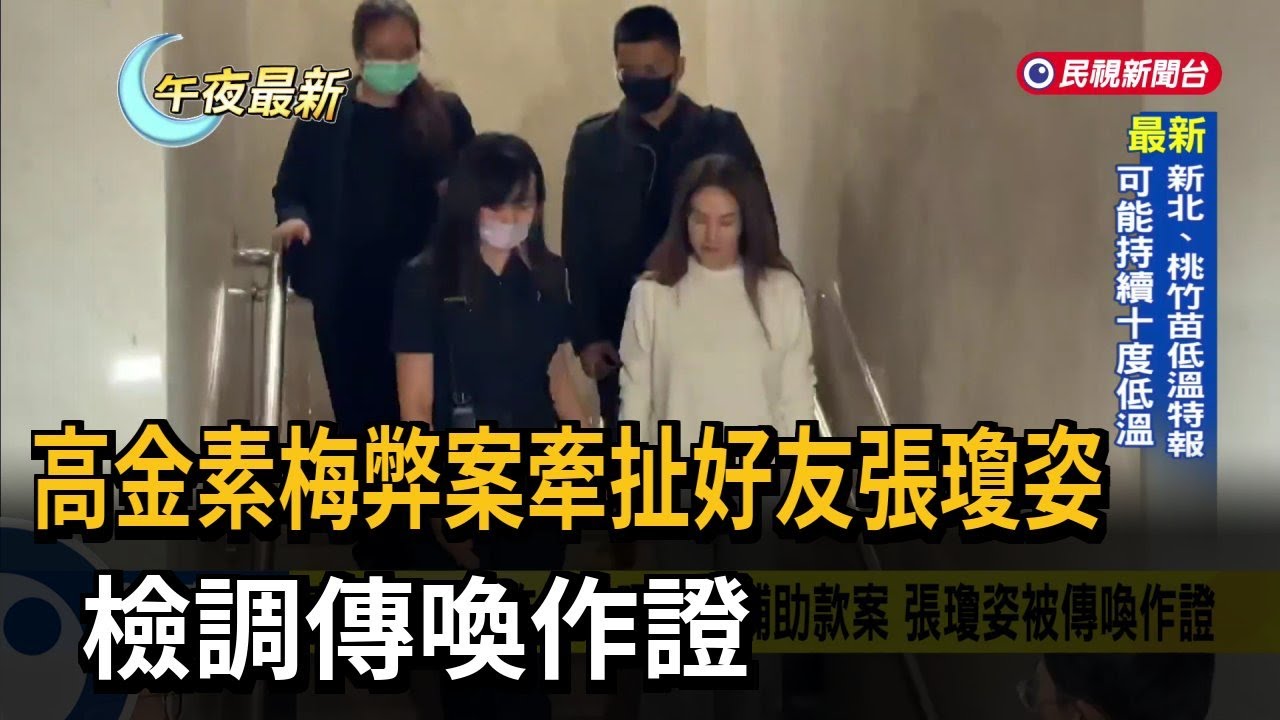 高金素梅弊案牽扯好友張瓊姿　檢調傳喚作證－民視新聞