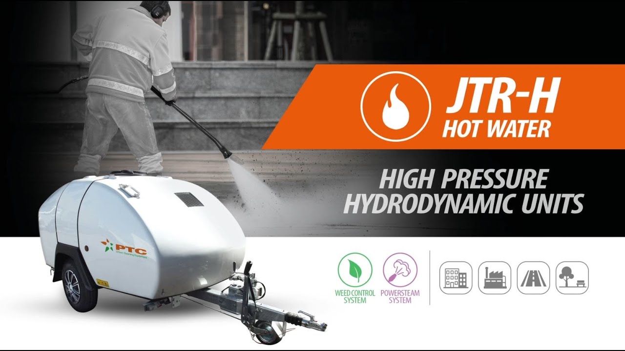 PTC Urban Cleaning - JTR-H Hot Water Trailer