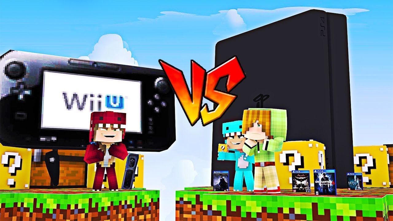 MILO ISLA de PLAYSTATION VS ISLA de WII U 🌴 MINECRAFT