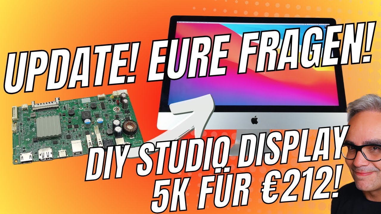 Eure Top 10 Fragen zum Umbau eines iMac 27 5K in ein DIY 5K Display! Hier sind meine Antworten! 🖥️✨