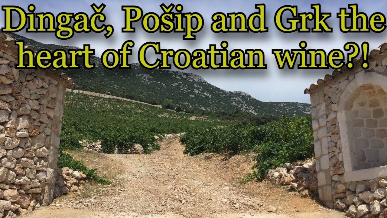 Pelje&scaron;ac and Korčula - The Great Wines of Croatia - Dingač, Po&scaron;ip and Grk