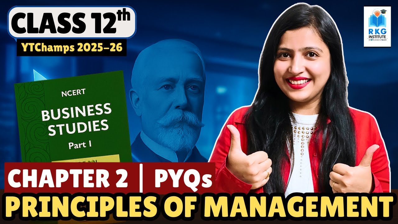 Questions Part 2 🎓Principles of Management 🧠 Class 12 | Chapter 2 🔍 | Business Studies 2025-26