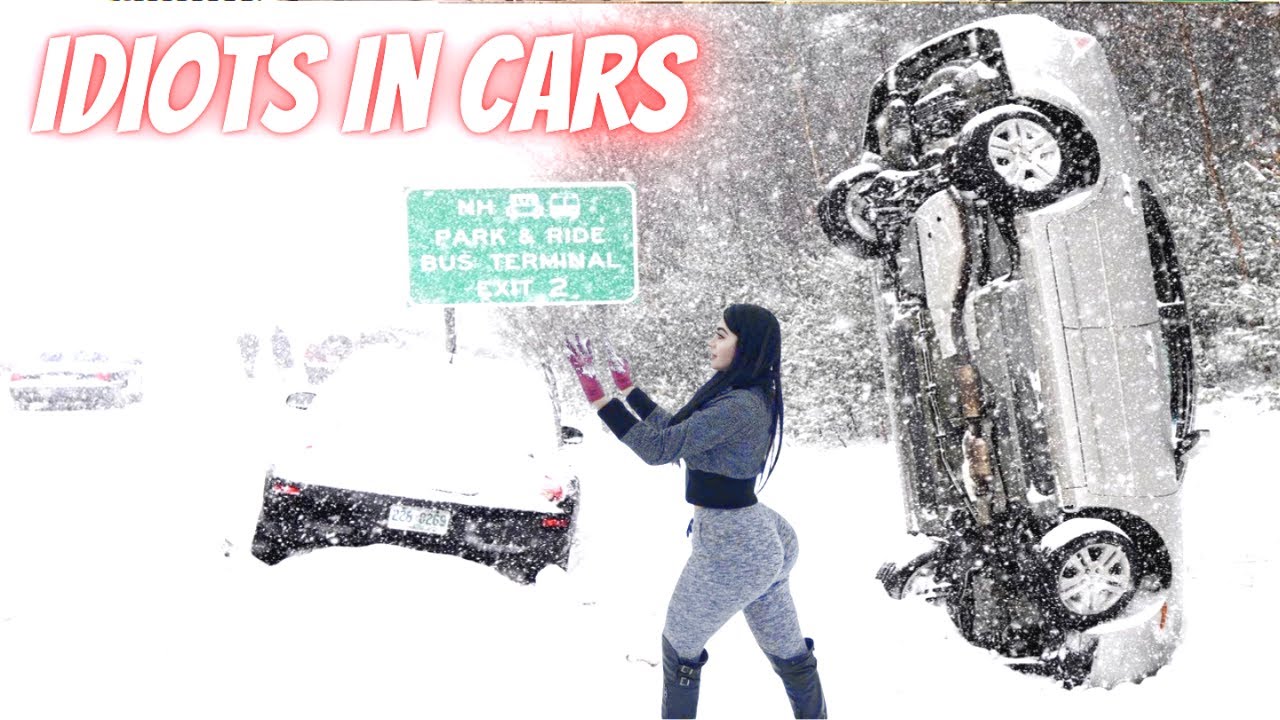 BEST OF SNOW CRASHES -- ICY ROAD, ROAD RAGE, TRUCK CRASH, WINTER FAILS #2022