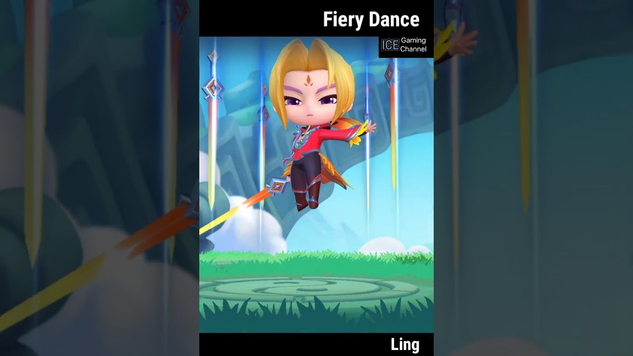 Fiery Dance || Ling's Basic Skin - ML Magic Chess #chibi #magicchess