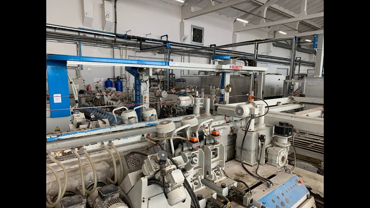 GlassBaltic | Doubleside glass grinding line BUSETTI F15 DGT