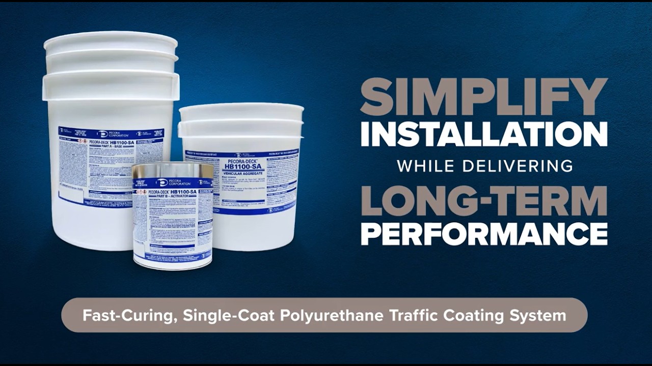 Pecora-Deck HB1100-SA | One Step Traffic Coating System