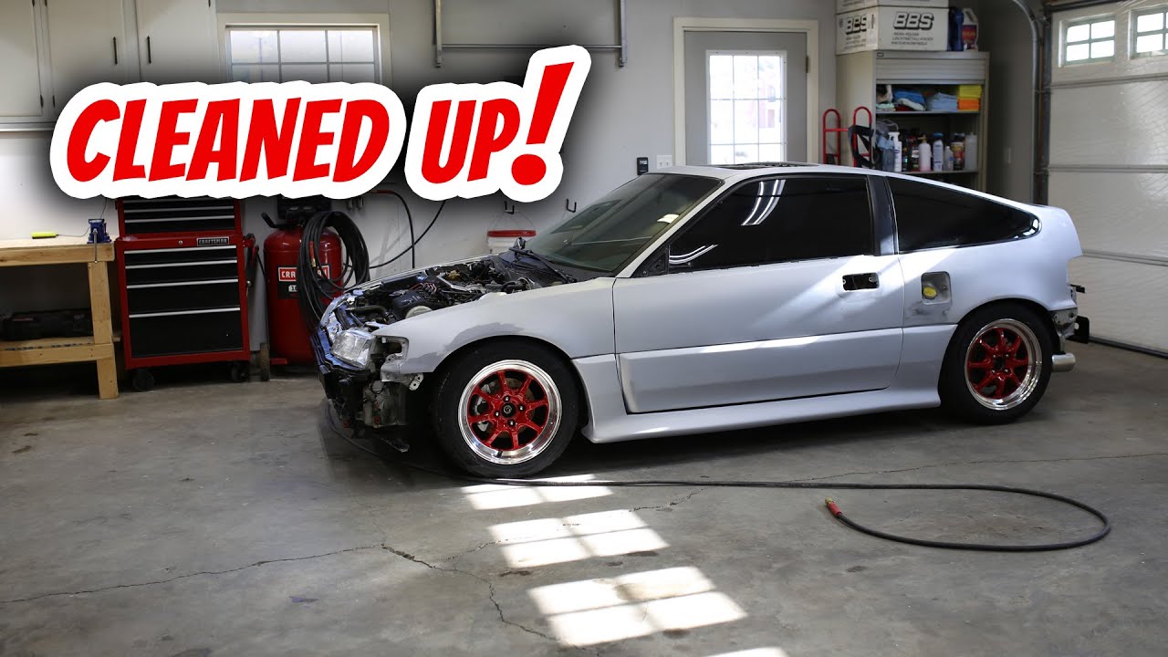 1989 CRX Rescue Part 17 - Garage Cleanup