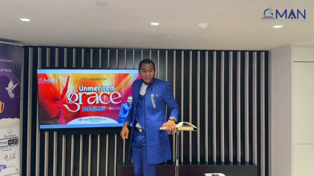 UNMERITED GRACE : HEBREWS 4:16 || APOSTLE MICHAEL ELAIGWU 