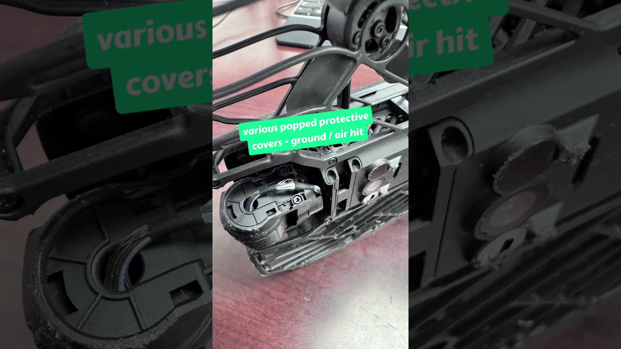 Beat up drone - Asurion replaced it #drones #hoverairx1promax #warranty #downhill #longboard