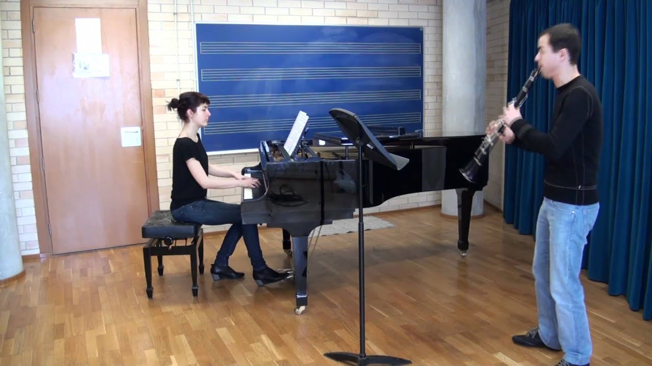 Dubois, P. M. Romance clarinet piano
