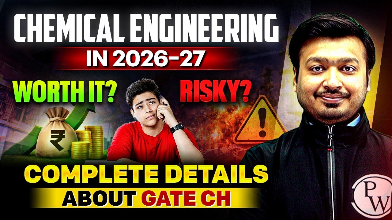 All About GATE Chemical Engineering | Is Chemical Engineering Worth It in 2026? | Complete Guide