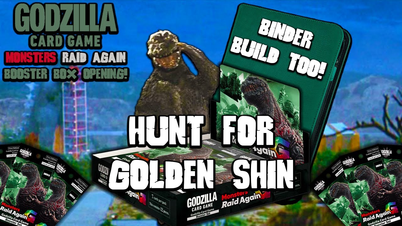 Godzilla Card Game Monsters Raid Again Booster Box Opening! (Box 2) + Binder Build!