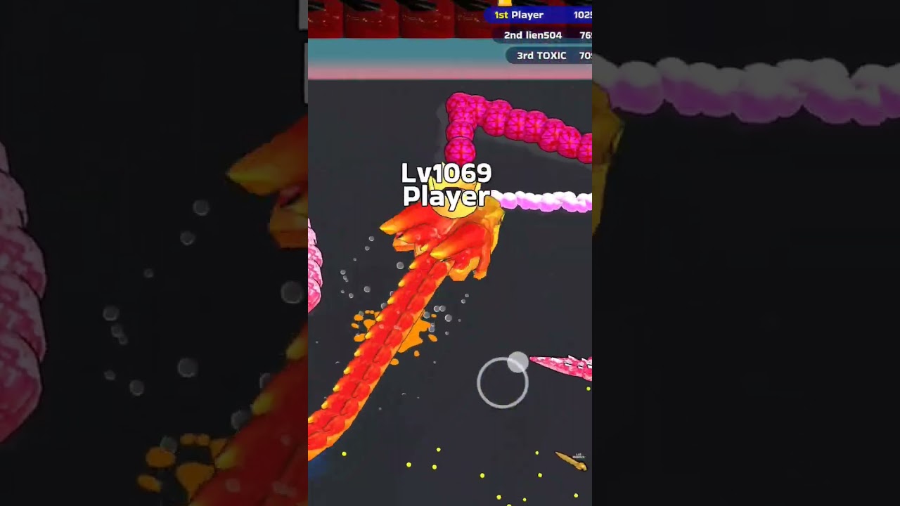 snake clash .io ‼️ big and long snake #snakeclash #snake #snakegame #snakevideo #topx