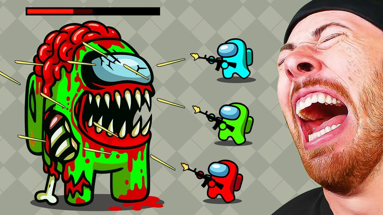 Mini Crewmate VS ZOMBIES! Among Us Animations