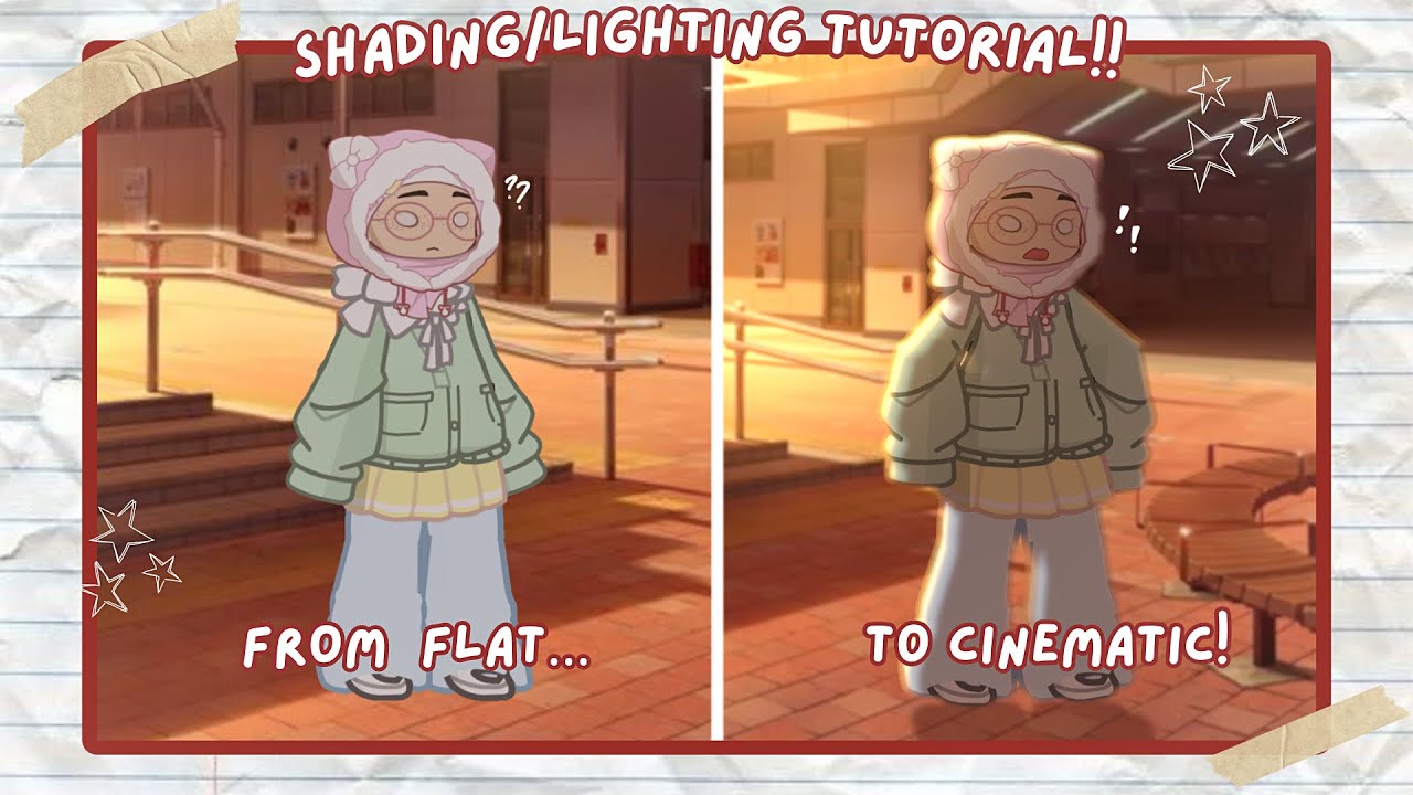 ALIGHT MOTION SHADING/LIGHTING TUTORIAL!! 🐌⭐️ (A Christmas gift from me to you) 