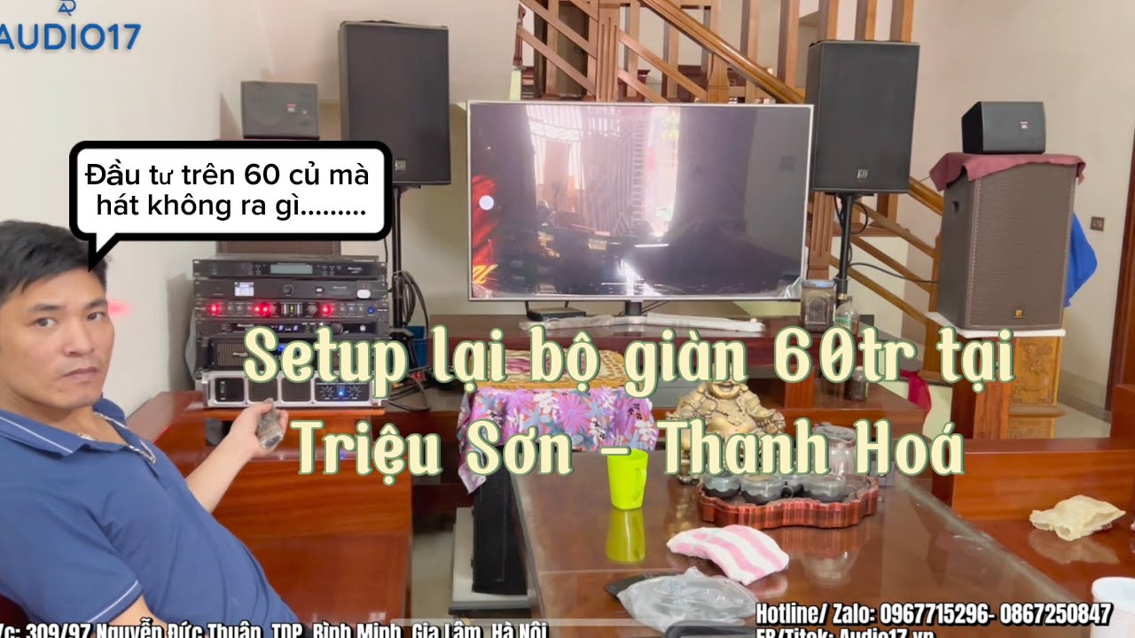 Đầu từ hơn 60tr mà hát không bằng bộ 20tr, Setup lại và cái kết || 0967715296