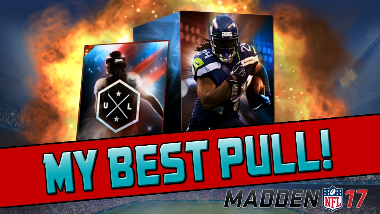 My Best Pull of MUT 17! | Madden 17 Ultimate Team - Ultimate Legends Bundle Opening