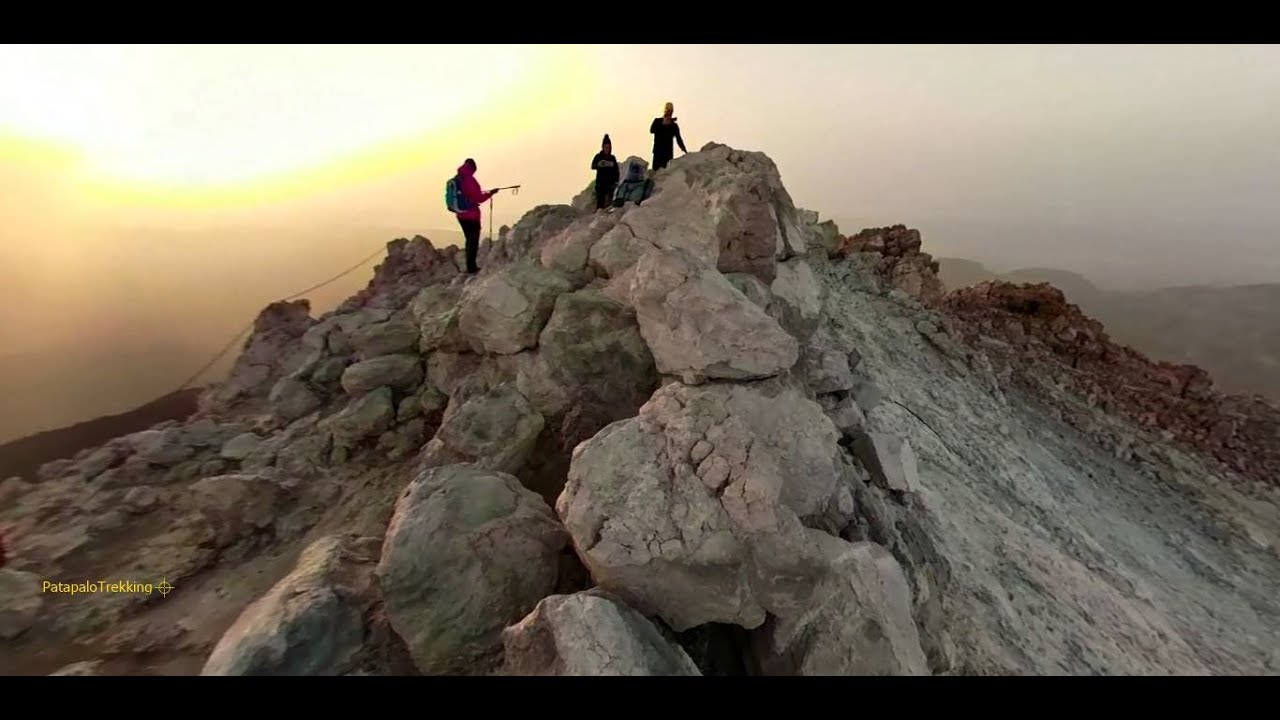 Amanecer en lo más alto del Teide