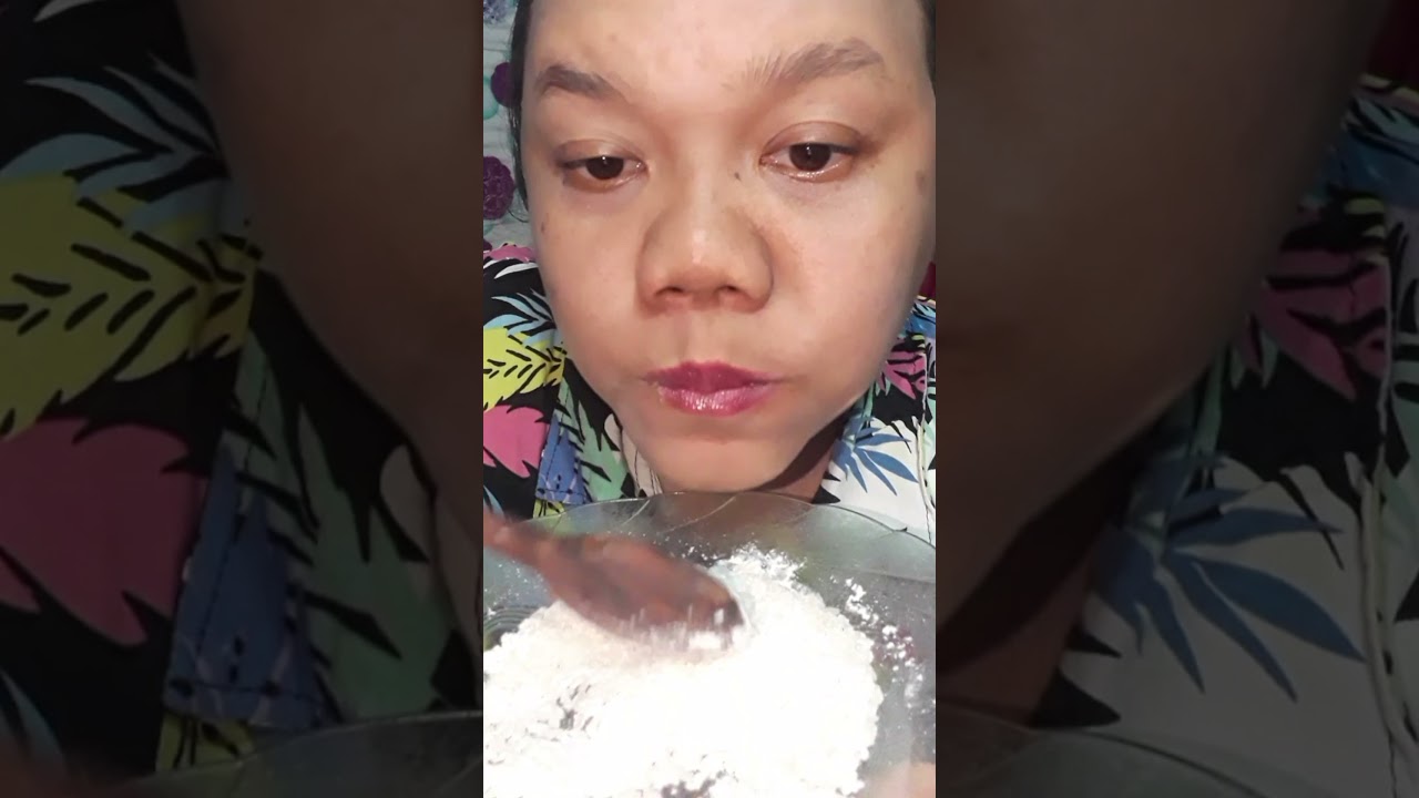 Pertama kali makan Beras campur Tepung terigu enak banget || asmrrawrice