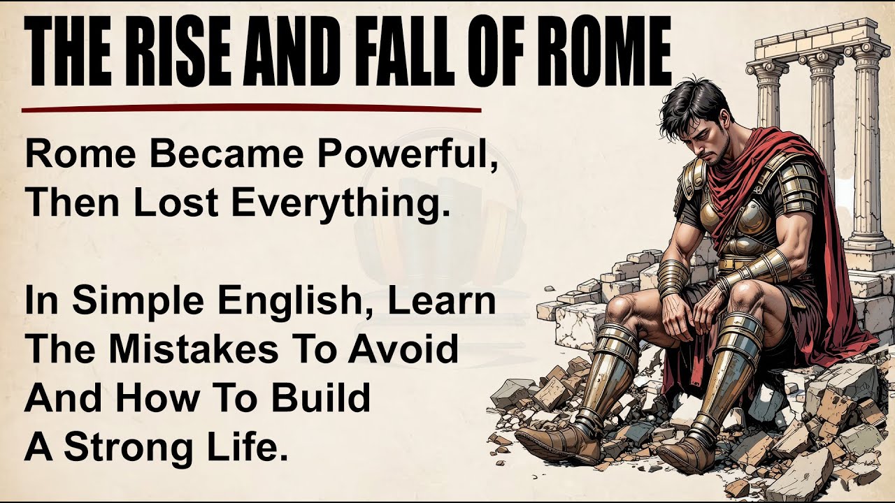 The Rise And Fall of Rome || Learn English Through Story Level 2 🔥 || Listening Practice ✅