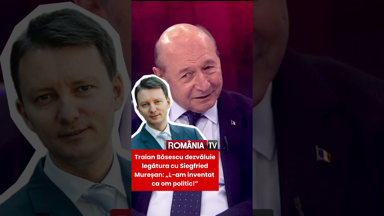 Traian Băsescu reveals details about Siegfried Mureșan's past: ''I invented him as a politician''