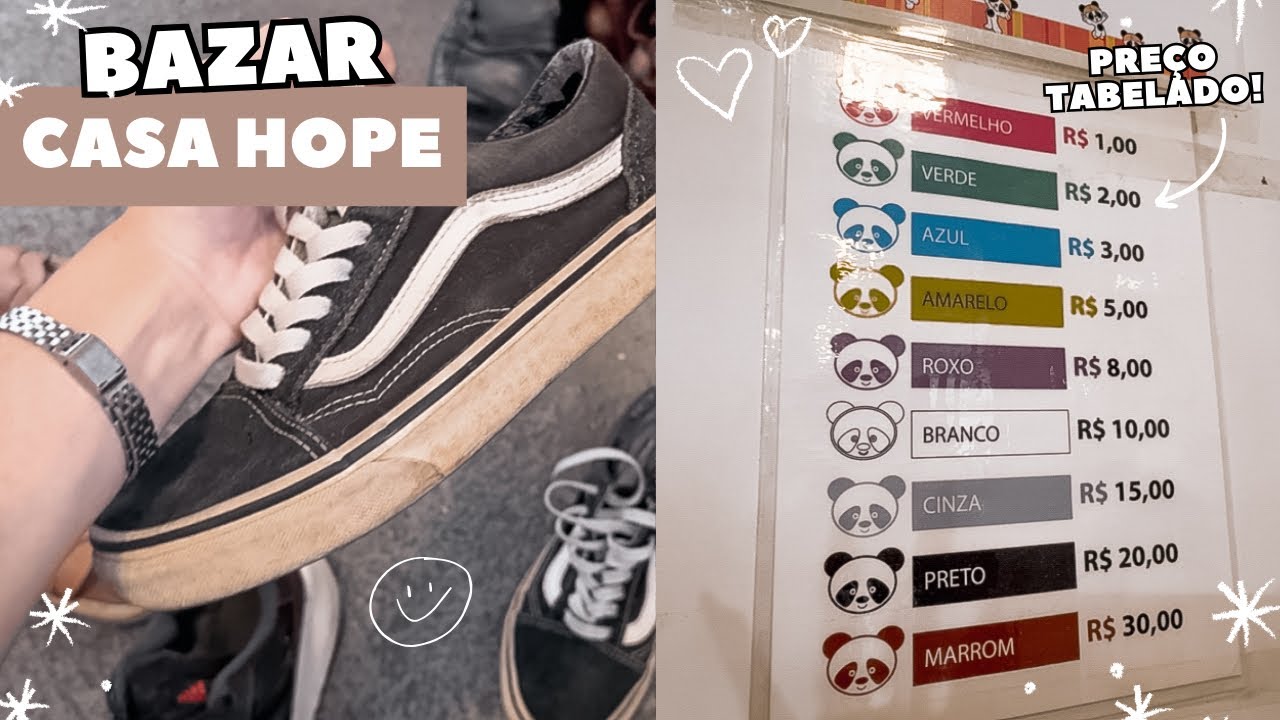 BAZAR DA CASA HOPE | eu amo!!! | melhores bazares beneficentes de São Paulo | tudo até R$30