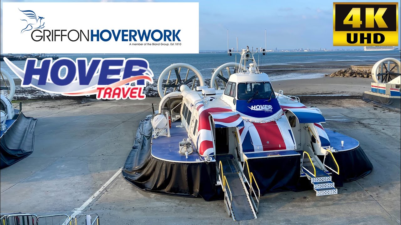 [Hover Travel: Ryde Isle Of Wight to Southsea] Griffon Hoverwork 12000TD Hovercraft (Island Flyer)
