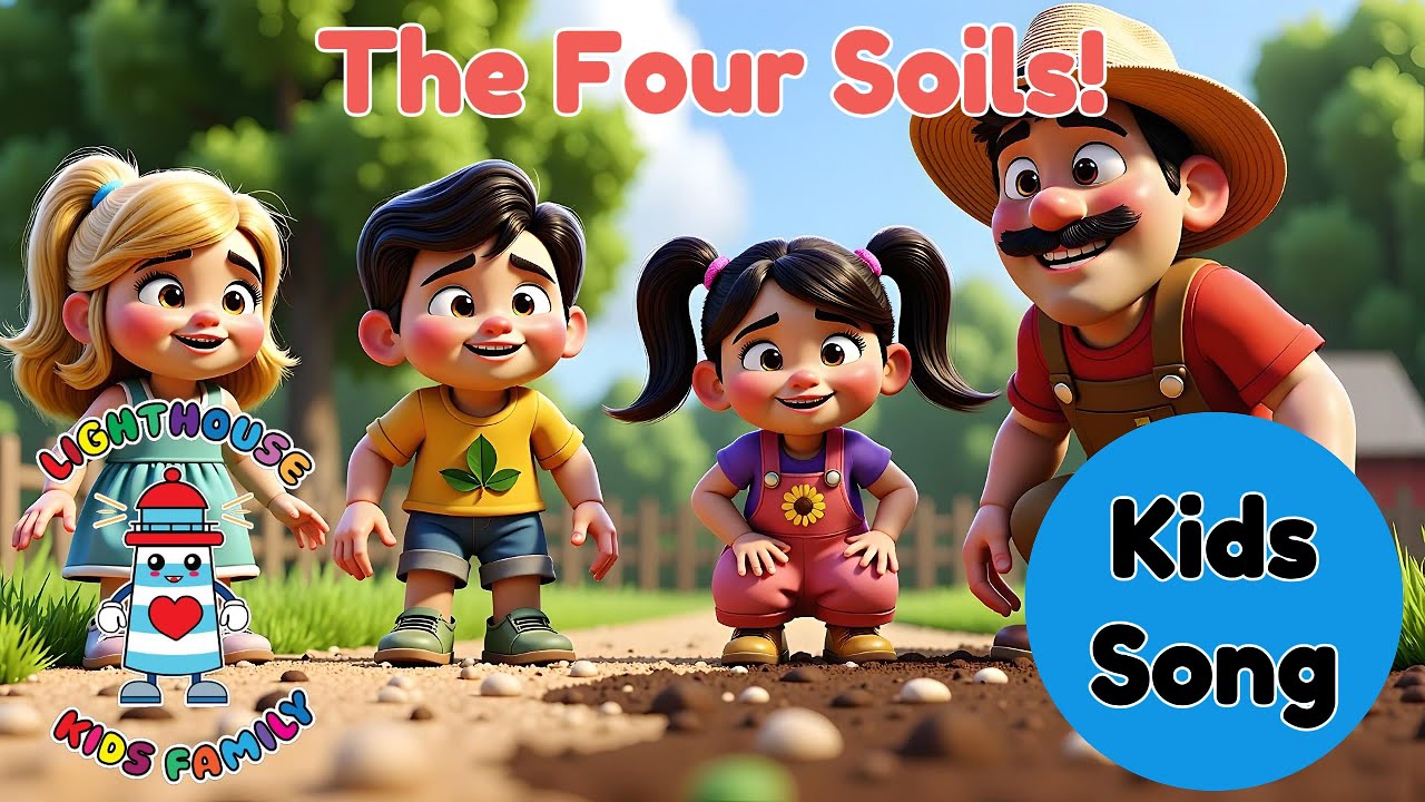 The Four Soils (Matthew 13:18–23) | Kids Christian Song | Lighthouse Kids Family