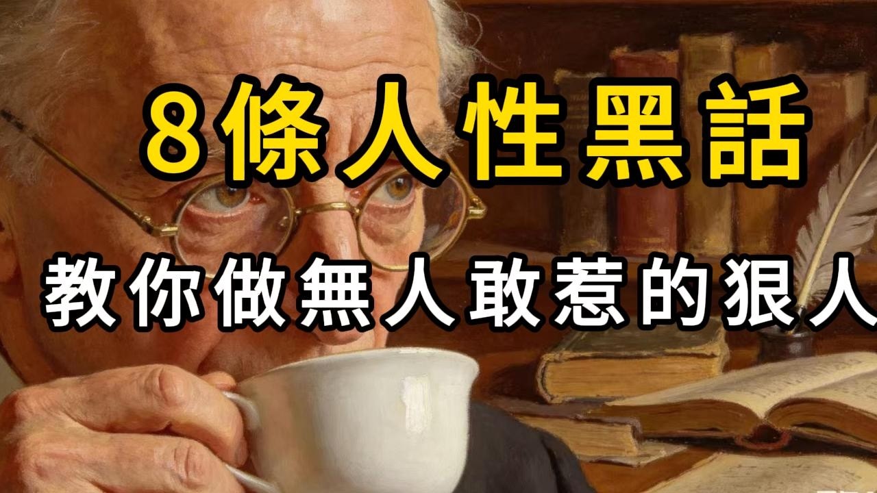 8 條人性黑話封神！學會即擁有「無人敢惹」的超強底氣