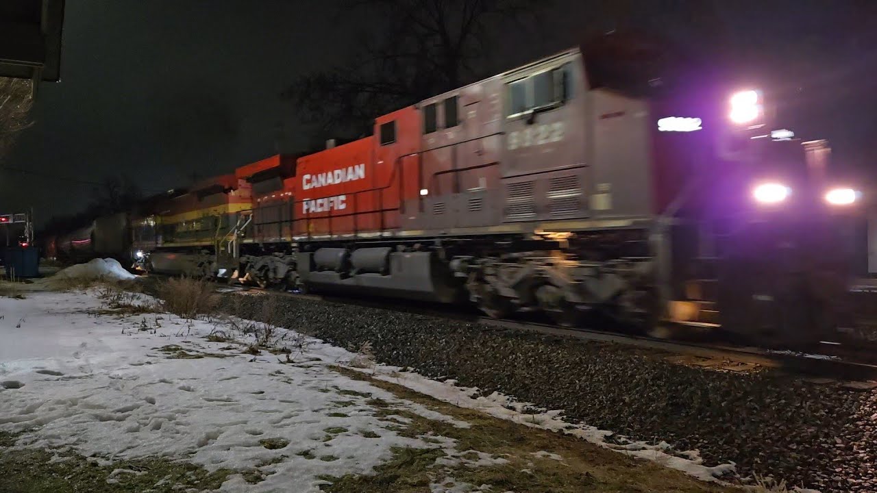 CPKC Run Through Power on CSX Bulk Ethanol - CP 9822, KCS 4620 - Fairport Junction, NY - 2/21/26