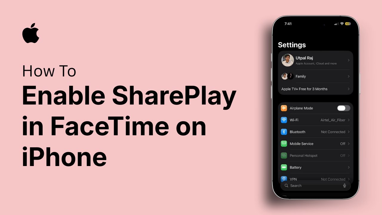 Как включить SharePlay в FaceTime на iPhone