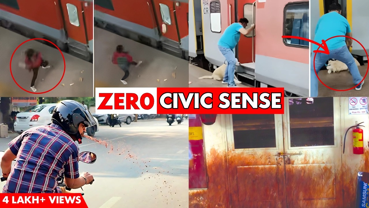 Indians Have No Civic Sense, absolutely zero (0)