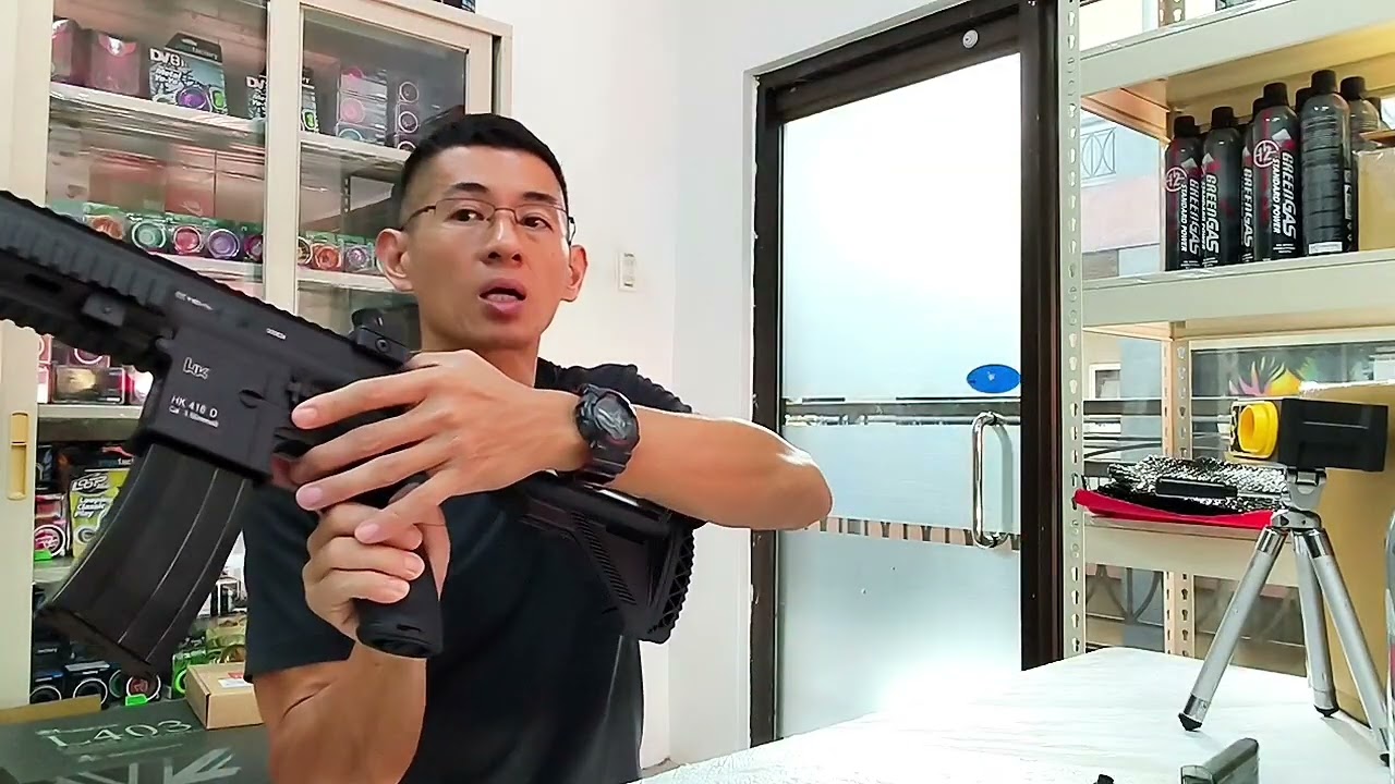 Testing an Umarex HK416D Gen 3 Airsoft Gas Blowback Rifle