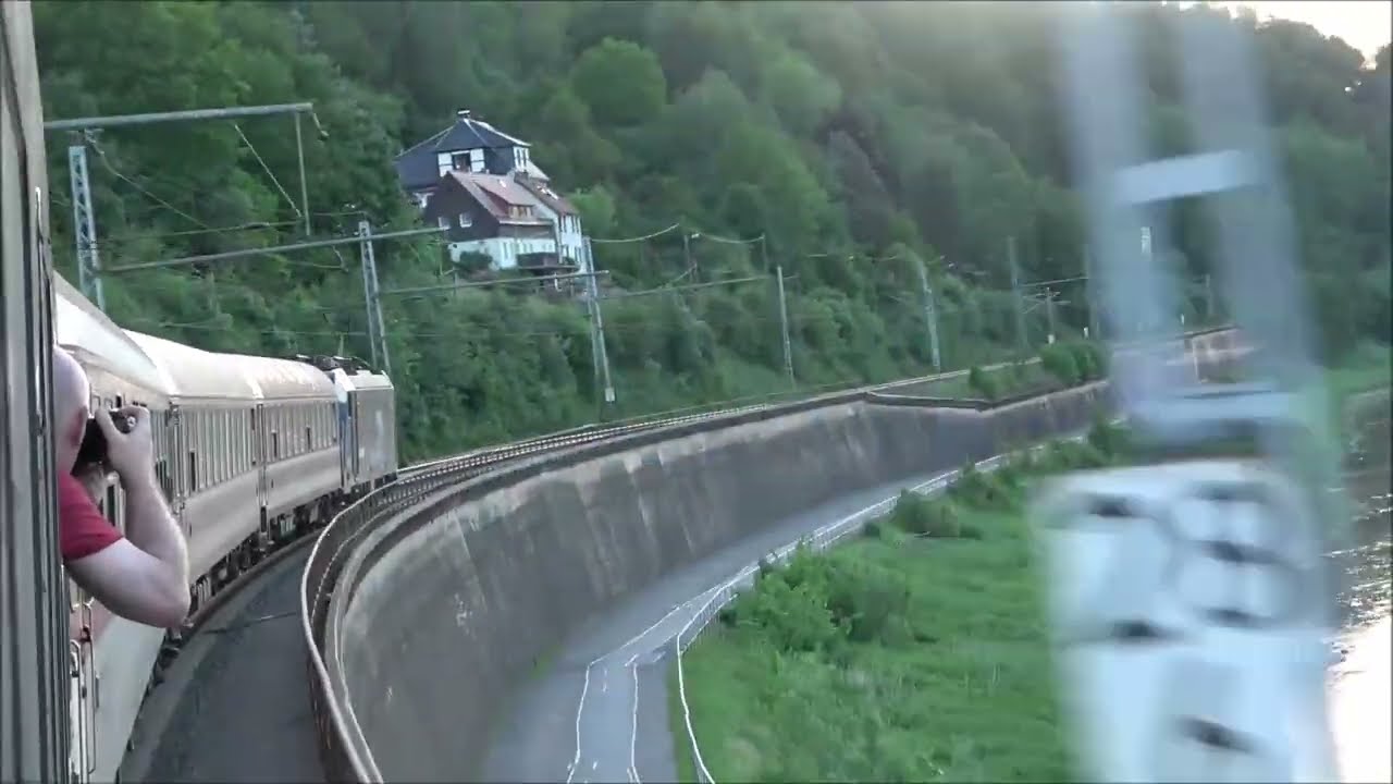 Train trip European Sleeper 452 Praha hlavní nádraží - Bruxelles-Midi