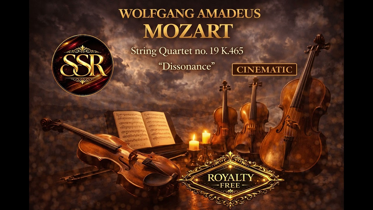 Mozart - String Quartet no. 19 in C major, K.465, "Dissonance" Cinematic Version