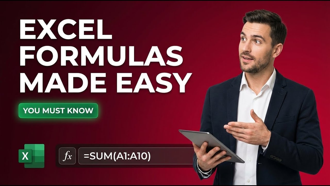 📊 Excel Formulas and Functions You NEED to Know! (SUM, SUMIF, AutoSum, Subtotals)