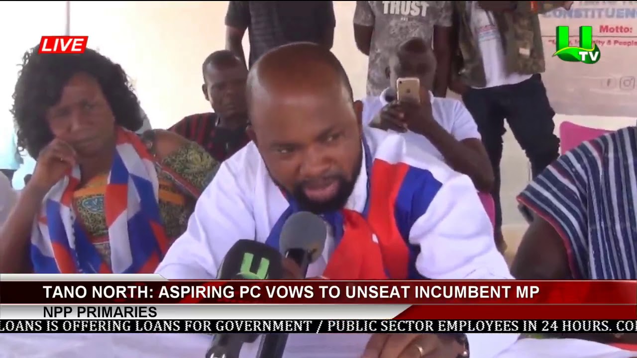 Tano North: Aspiring PC Vows To Unseat Incumbent MP