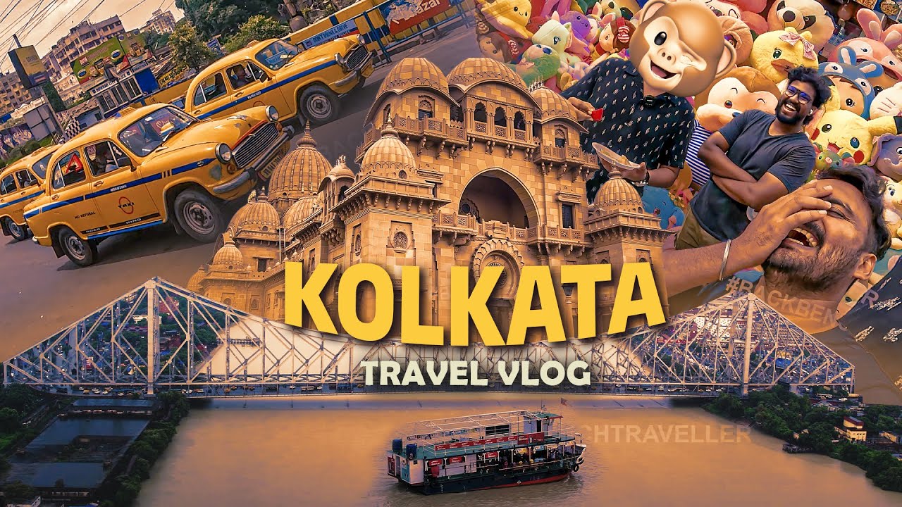 Kolkata travel vlog with Filmymoji Saikiran Andaluri || Howrah Bridge || Back Bench Travller
