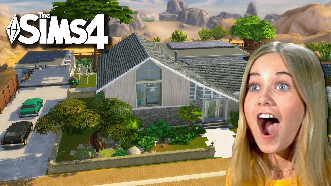 I Recreated the Brady Bunch House in The Sims 4! (No CC)
