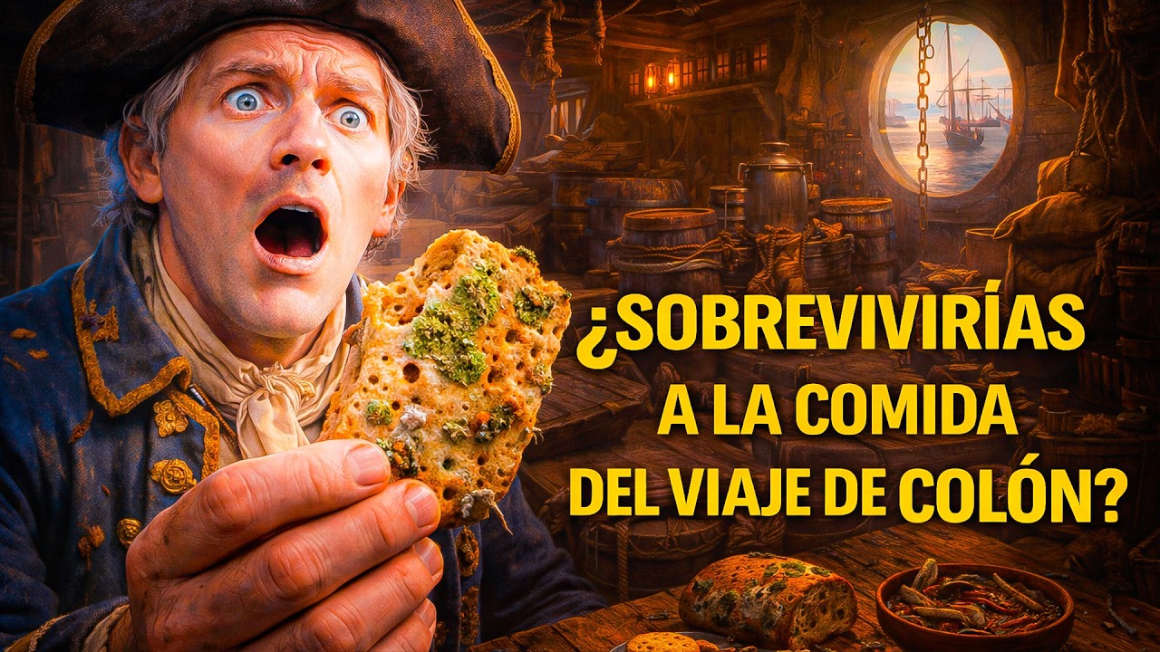 ASI ERA REALMENTE LA COMIDA EN EL VIAJE DE CRISTOBAL COLÓN