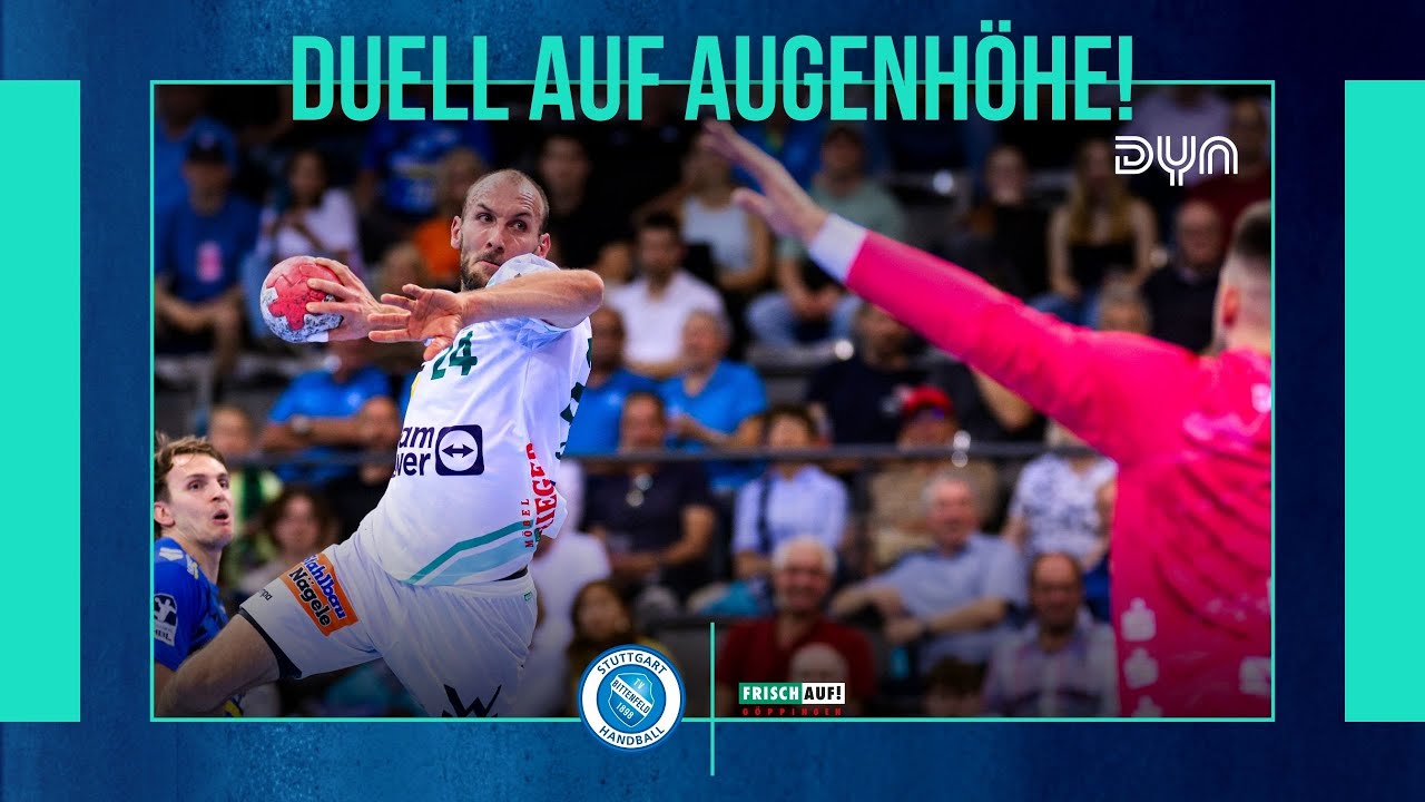 Highlights: TVB Stuttgart - FRISCH AUF! G&ouml;ppingen (Saison 2025/26) Dyn Handball | DAIKIN HBL